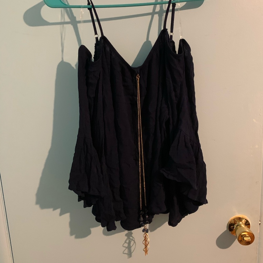 navy blue blouse